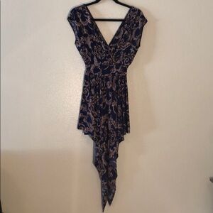 NWT Great Glam Blue Handkerchief Dress